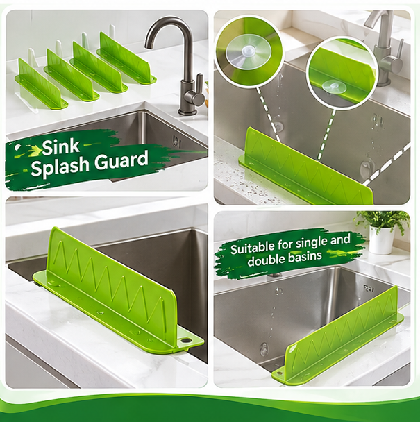 Kitchen Sink Splash Guard