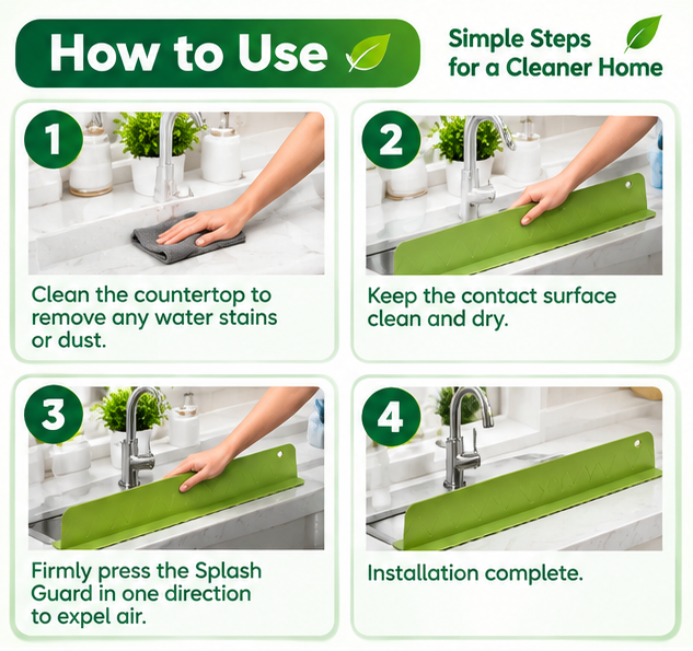 Kitchen Sink Splash Guard