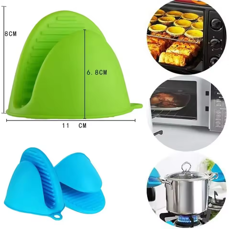 HeatShield Silicone Pot Holders – 2 Piece Set
