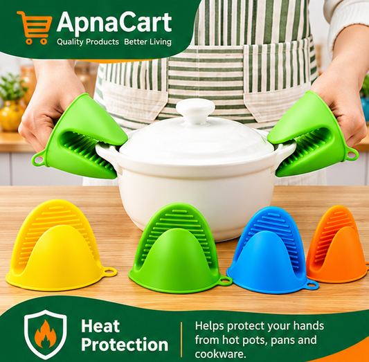 HeatShield Silicone Pot Holders – 2 Piece Set